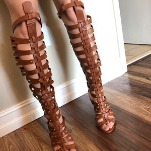 Gladiator Heel Sandals Coachella EDC Carnival Boho